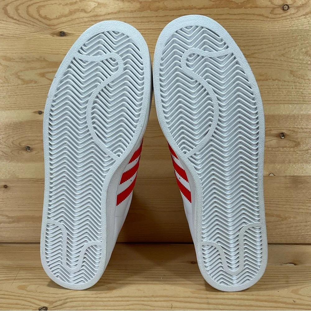 NWOB Adidas Campus II Shoes # G49419 Leather Men’s 12 White Reddish/Orange